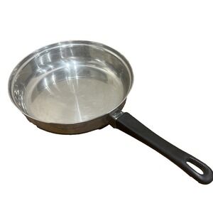 Royal 9.25" 18/10 Stainless Steel Skillet Frying Pan Handle Durable 2" Deep